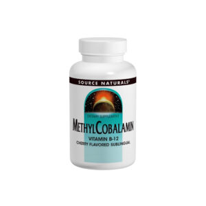 Вітамін Source Naturals Метилкобаламін (В12) 5 мг, Смак Вишні, 60 таблеток для расс (SNS-01329)