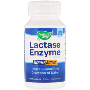 Вітамінно-мінеральний комплекс Nature's Way Формула ферменту лактази, Lactase Enzyme Formula, 100 капсул (NWY-47110)