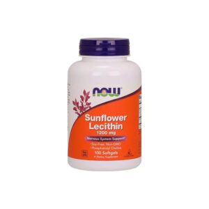Амінокислота Now Foods Соняшникові Лецитин 1200мг, 100 желатинових капсул (NF2311)