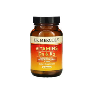 Вітамін Dr. Mercola Вітаміни D3 і K2, 5000 МО, 90 капсул (MCL-01996)