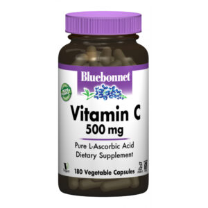 Вітамін Bluebonnet Nutrition Вітамін С 500мг, 180 гелевих капсул (BLB0512)