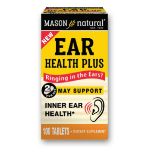 Вітамінно-мінеральний комплекс Mason Natural Здоров'я вух, Ear Health Plus, 100 таблеток (MAV18081)