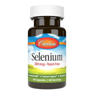 Мінерали Carlson Селен, 200 мкг, Selenium, 60 капсул (CL05280)