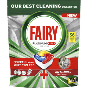Таблетки для посудомийних машин Fairy Platinum Plus All in One Lemon 36 шт. (8001841956541/8700216236232)