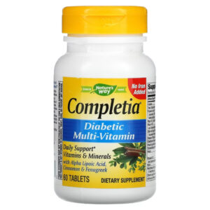 Мультивітамін Nature's Way Мультивітаміни для діабетиків, Completia, Diabetic Multi-Vitamin, 60 т (NWY-14923)