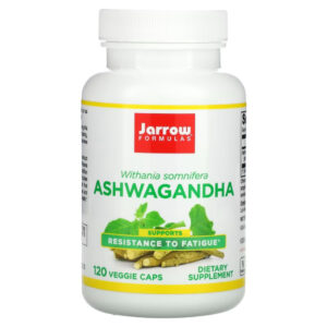 Вітамінно-мінеральний комплекс Jarrow Formulas Ашваганда, Ashwagandha, 120 вегетаріанських капсул (JRW-22014)