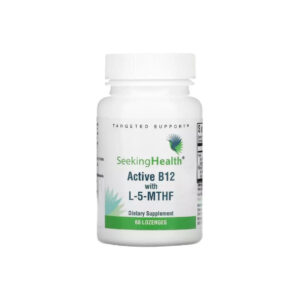 Вітамінно-мінеральний комплекс Seeking Health Вітамін B12 з L-5-MTHF, смак вишні, Active B12 With L-5-MTHF, 60 жувач (SKH-52006)