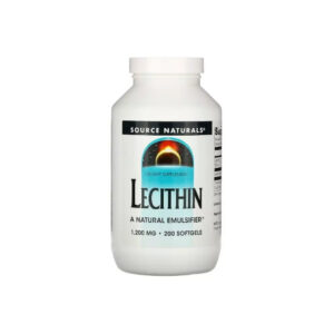 Амінокислота Source Naturals Лецитин 1200мг, 200 желатинових капсул (SNS-00617)
