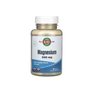 Мінерали KAL Магній, 500 мг, Magnesium, 60 таблеток (CAL-57320)