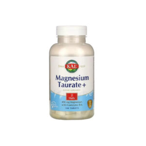 Мінерали KAL Таурат Магнію 400 мг, Magnesium Taurate+, 180 Таблеток (CAL-61832)