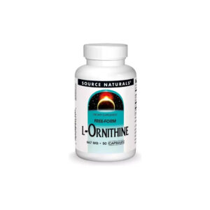 Амінокислота Source Naturals Орнітин, 667 мг, L-Ornithine, 50 капсул (SN1641)