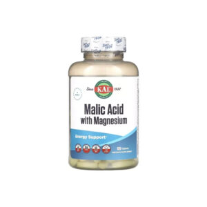 Вітамінно-мінеральний комплекс KAL Яблучна кислота та магній, Malic Acid with Magnesium, 120 таблеток (CAL-74590)
