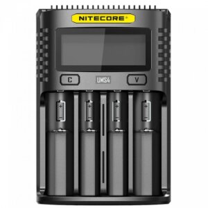 Зарядний пристрій для акумуляторів Nitecore Digicharger UMS4 (4 channels, LCD, Li-ion, Ni-Mh, Ni-Cd) (UMS4)