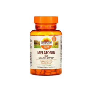 Амінокислота Sundown Мелатонін, 5 мг, Melatonin, Sundown Naturals, 90 таблеток (SDN15745)