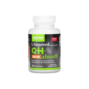Антиоксидант Jarrow Formulas Убіхінол 200 мг, Ubiquinol QH-Absorb, 60 желатинових капсул (JRW06026)