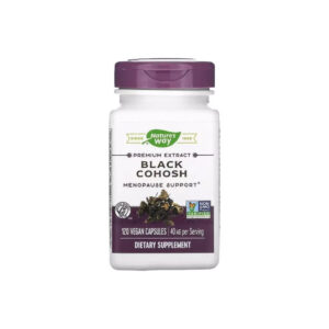 Трави Mason Natural Клопогон, 40 мг, Black Cohosh, Nature's Way, 120 вегетаріанських капсул (NWY15353)