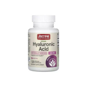 Вітамінно-мінеральний комплекс Jarrow Formulas Гіалуронова кислота, 120 мг, Hyaluronic Acid, 120 вегетеріанські (JRW-29024)