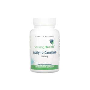 Амінокислота Seeking Health Ацетил-L-Карнітін, 500 мг, Acetyl-L-Carnitine, 90 вегетаріанських кан. (SKH-52008)