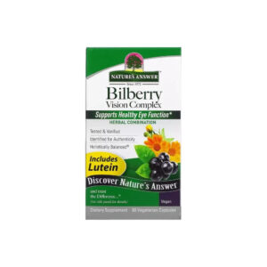 Трави Nature's Answer Комплекс для зору з чорницею, Bilberry Vision Complex, 60 вегета (NTA-16011)