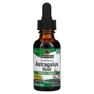Трави Nature's Answer Екстракт астрагалу без спирту, 2000 мг, Astragalus Root, 30 мл (NTA00574)