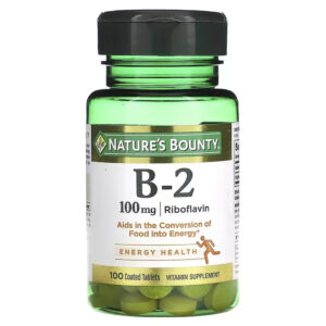 Вітамін Nature's Bounty Вітамін B2, 100 мг, Vitamin B2, 100 таблеток (NRT-00640)