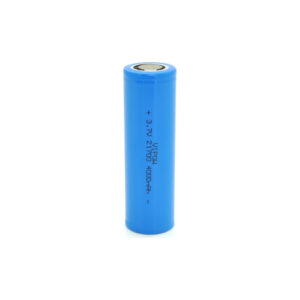Акумулятор 21700 4000mAh, 3.7V, Blue, FlatTop Vipow (ICR21700-4000mAhFT / 31078)