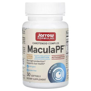 Антиоксидант Jarrow Formulas Захист очей від синього світла, MaculaPF, Carotenoid Complex, 30 желатин (JRW-29074)