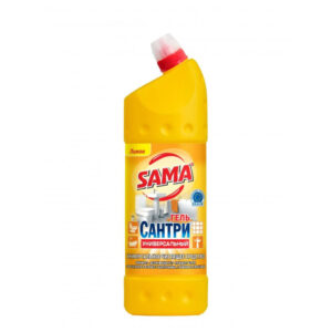 Рідина для чищення ванн Sama Універсальний засіб Сантрі Лимон 1 л (4820270630013)