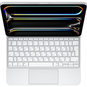 Чохол до планшета Apple Magic Keyboard for iPad Pro 11inch (M4) - Ukrainian - White,Model A2975 (MWR03UA/A)