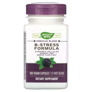 Вітамін Nature's Way Стрес формула В-Комплекс, преміум-суміш, B-Stress Formula, 100 (NWY-40631)