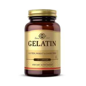 Вітамін Solgar Желатин, Gelatin, 100 капсул (SOL01240)