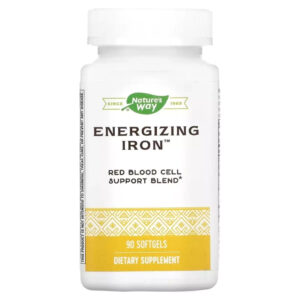 Вітамін Nature's Way Залізо енергетичне, Energizing Iron, 90 гелевих капсул (EMT-05219)