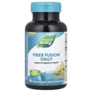 Вітамін Nature's Way Клітковина, Fiber Fusion Daily, 150 вегетаріанських капсул (EMT-08452)