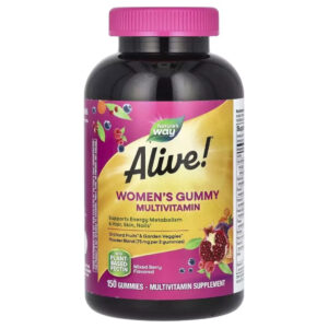 Мультивітамін Nature's Way Мультивітаміни для жінок, смак ягід, Alive! Women's Gummy Multivitam (NWY-14069)