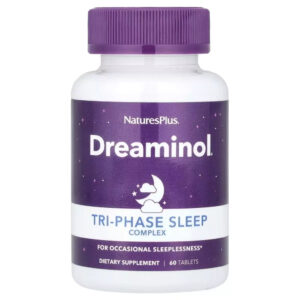 Вітамінно-мінеральний комплекс Natures Plus Трифазний комплекс для сну, Tri-Phase Sleep Complex, 60 таблеток (NAP-47595)