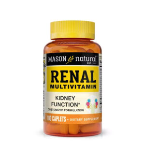 Вітамінно-мінеральний комплекс Mason Natural Мультивітаміни для нирок, Renal Multivitamin, 100 каплет (MAV18601)