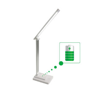 Настільна лампа Євросвітло LED акумуляторна Ridy-10-2-PWR 10 Вт біла