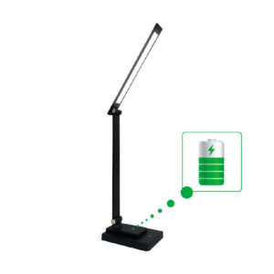 Настільна лампа Євросвітло LED акумуляторна Ridy-10-2-PWR 10 Вт чорна