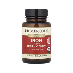 Мінерали Dr. Mercola Залізо з органічного каррі, Iron From Organic Curry, 30 таблеток (MCL-21346)