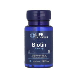 Вітамінно-мінеральний комплекс Life Extension Біотин, 600 мкг, Biotin, 100 капсул (LEX-10210)
