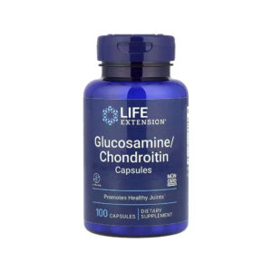 Вітамінно-мінеральний комплекс Life Extension Глюкозамін та хондроїтин, Glucosamine & Chondroitin, 100 капсул (LEX-52210)