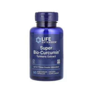 Вітамінно-мінеральний комплекс Life Extension Куркумін, 400 мг, Super Bio Curcumin, Turmeric Extract, 60 вегетаріанських (LEX-40706)