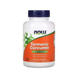 Трави Now Foods Куркума та куркумін, 665 мг, Turmeric Curcumin, 120 вегетаріанських (NOW-04639)