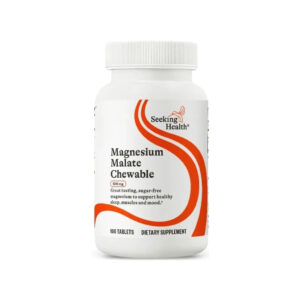 Вітамінно-мінеральний комплекс Seeking Health Магній малат, 100 мг, Magnesium Malate, 100 жувальних таблеток (SKH-52065)
