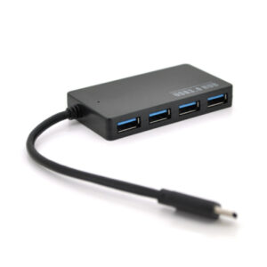 Концентратор Voltronic USB-C 4xUSB 3.0 5Gb/s black (YT-HTC3/4)