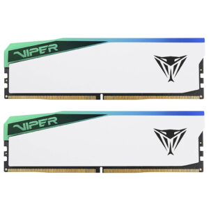 Модуль пам'яті для комп'ютера DDR5 32GB (2x16GB) 6000 MHz Viper Elite 5 RGB Patriot (PVER532G60C30KW)
