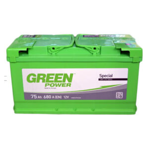 Акумулятор автомобільний GREEN POWER Standart 75Ah Ев (-/+) (680EN) (000022362)
