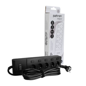 Мережевий фільтр живлення Patron SP-1653-USB